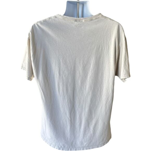 Fifth Sun Star Wars Retro Circle Tee L Beige Han Solo Chewbacca R2-D2 - Picture 2 of 5